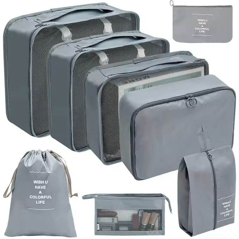 Travel Organizer Packing Cubes Set For Luggage And Clothes 13