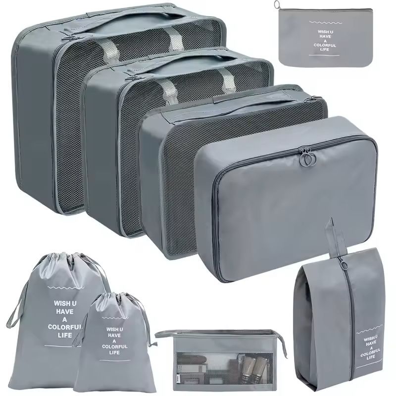 Travel Organizer Packing Cubes Set For Luggage And Clothes 18