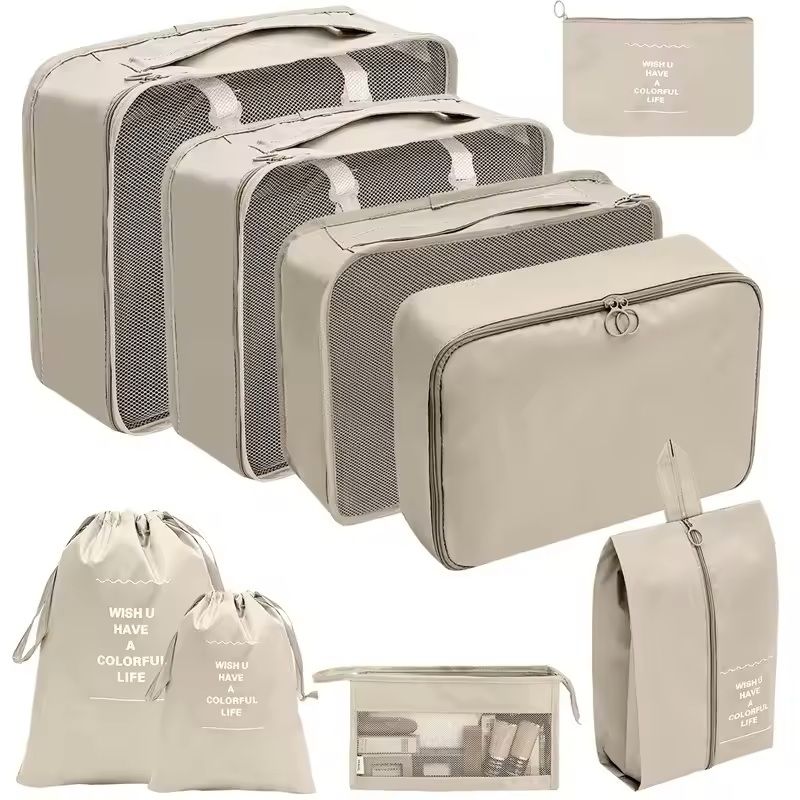Travel Organizer Packing Cubes Set For Luggage And Clothes 19