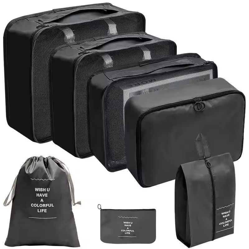 Travel Organizer Packing Cubes Set For Luggage And Clothes 5