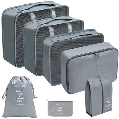 Travel Organizer Packing Cubes Set For Luggage And Clothes 6