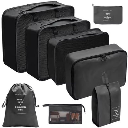Travel Organizer Packing Cubes Set For Luggage And Clothes 8