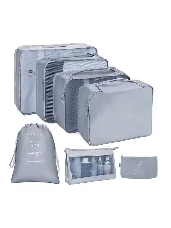 Travel Organizer Packing Cubes Set For Luggage And Clothes 21