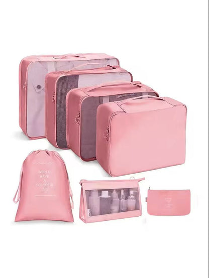 Travel Organizer Packing Cubes Set For Luggage And Clothes 23