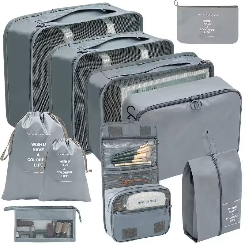 Travel Organizer Packing Cubes Set For Luggage And Clothes 25
