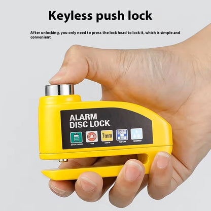 Motorcycle Alarm Disc Brake Lock Waterproof Anti Theft 1