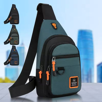 Mens Waterproof Hiking Crossbody Shoulder Chest Bag 4