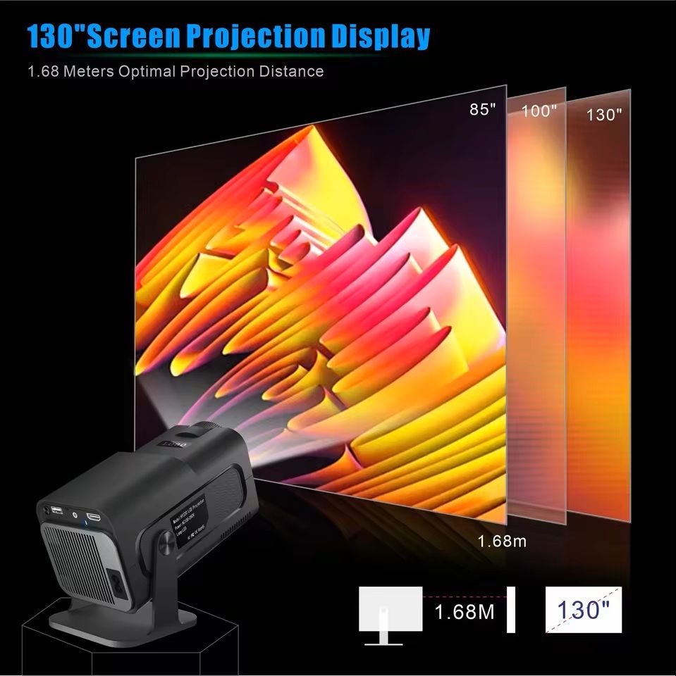 Mini Android Projector With 300ANSI Brightness And Carry Bag Option 5