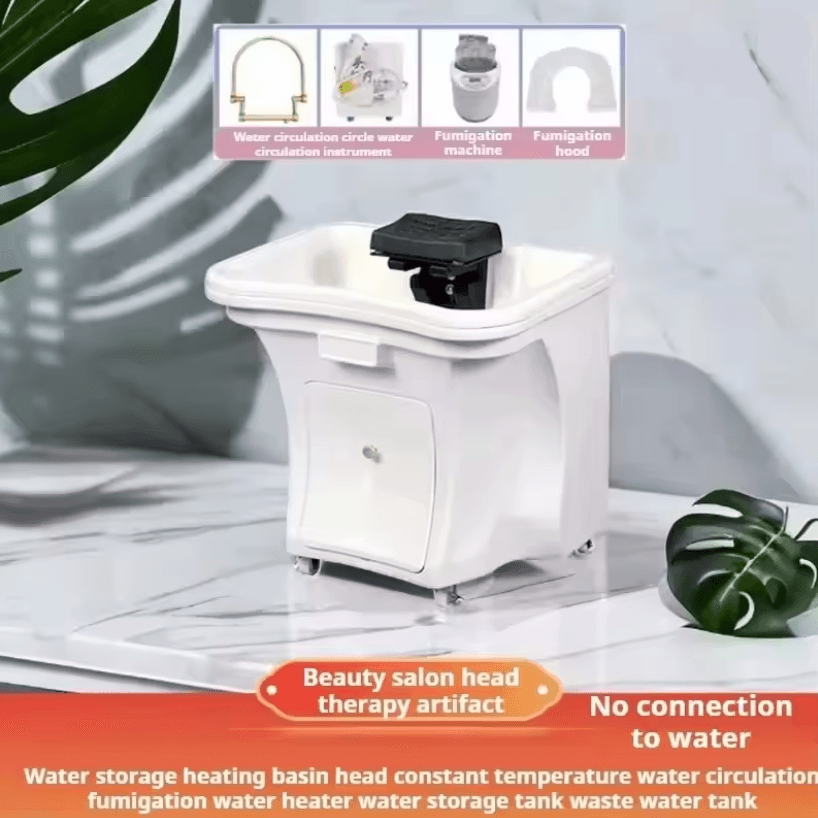 AquaFlow Mobile Shampoo Spa Chair With Water Circulation And Massage 3