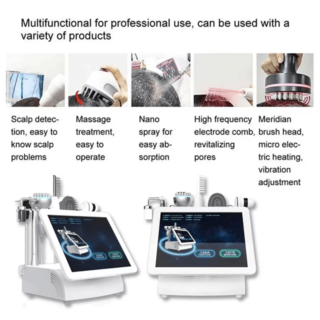 5 In 1 Hair Scalp Analyzer And High Frequency Hair Regrowth Device 2