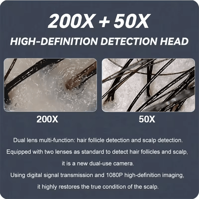 5 In 1 Hair Scalp Analyzer And High Frequency Hair Regrowth Device 4
