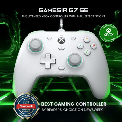 GameSir G7 SE Wired Xbox Controller with Hall Effect Joystick for Series X S and PC