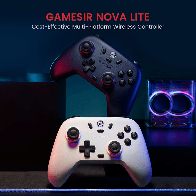 GameSir Nova Lite Wireless Switch Controller with Hall Effect Joysticks for Multi-Platform Gaming