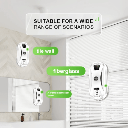 Smart Window Cleaning Robot With Auto Spray And Remote Control For Glass Surfaces 3