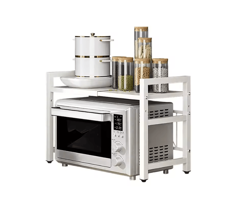 Expandable Microwave Shelf Organizer 42 To 64cm With Rust Proof Countertop Storage 6