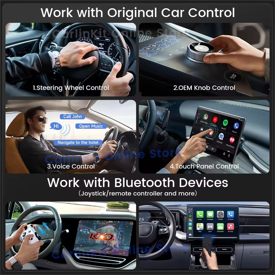 Carlinkit Android 13 Wireless CarPlay  Android Auto TV Box  8GB RAM 128GB Storage Builtin GPS  Stre 4