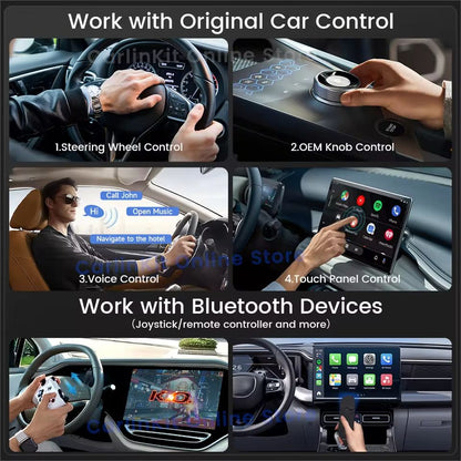 Carlinkit Android 13 Wireless CarPlay  Android Auto TV Box  8GB RAM 128GB Storage Builtin GPS  Stre 4