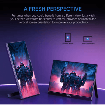 ARZOPA Z1FC 161inches 144Hz Portable Gaming Monitor 3