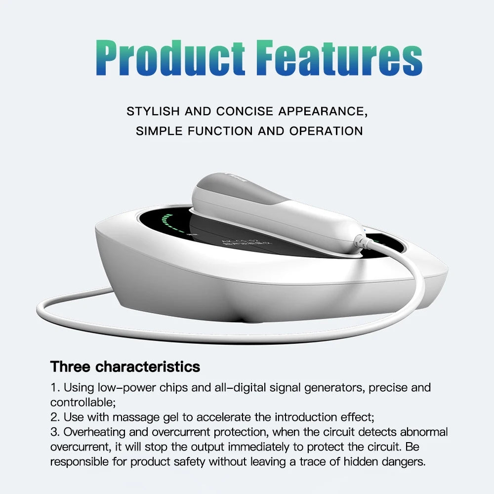 Ultrasound Physiotherapy Massage Device 1MHz Intensity For Muscle  Joints Pain Relief NoDrug Ultras 4