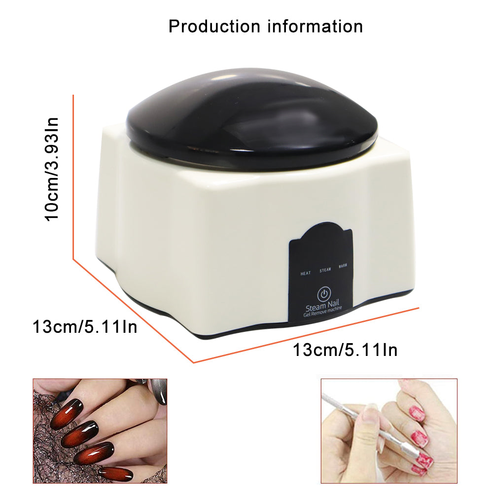 Steam Gel Nail Polish Remover Gel Polishing Remover Electric Nail Enhancement Tool Ideal For Nail S 5