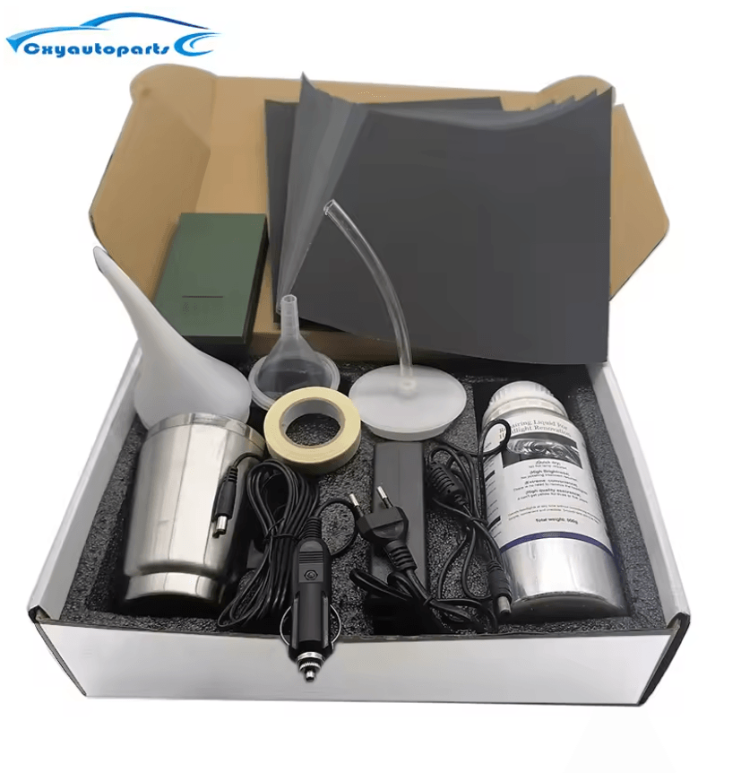 Car Headlight Restoration Kit With Liquid Polymer  Scratch Remover And UV Protection For Clearer Ni 1