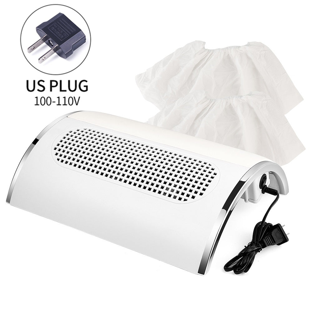 Professional 3 Fans Powerful Suction Nail Dust Collector 40W Fan Nail Vacuum Cleaner Nail Dust Extr 6