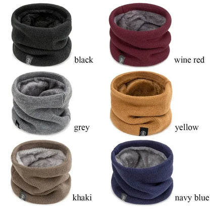 Winter Neck Warmer Scarf for Women Men, Soft Knitted Face Cover for Hiking, Running, Skating & Cold Weather Sports