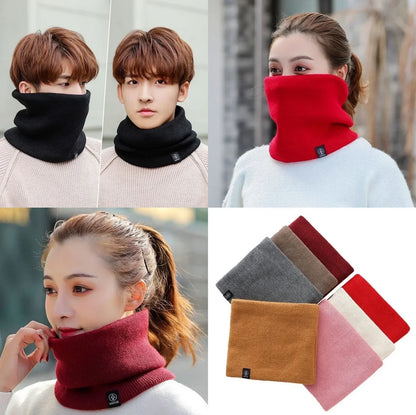 Winter Neck Warmer Scarf for Women Men, Soft Knitted Face Cover for Hiking, Running, Skating & Cold Weather Sports