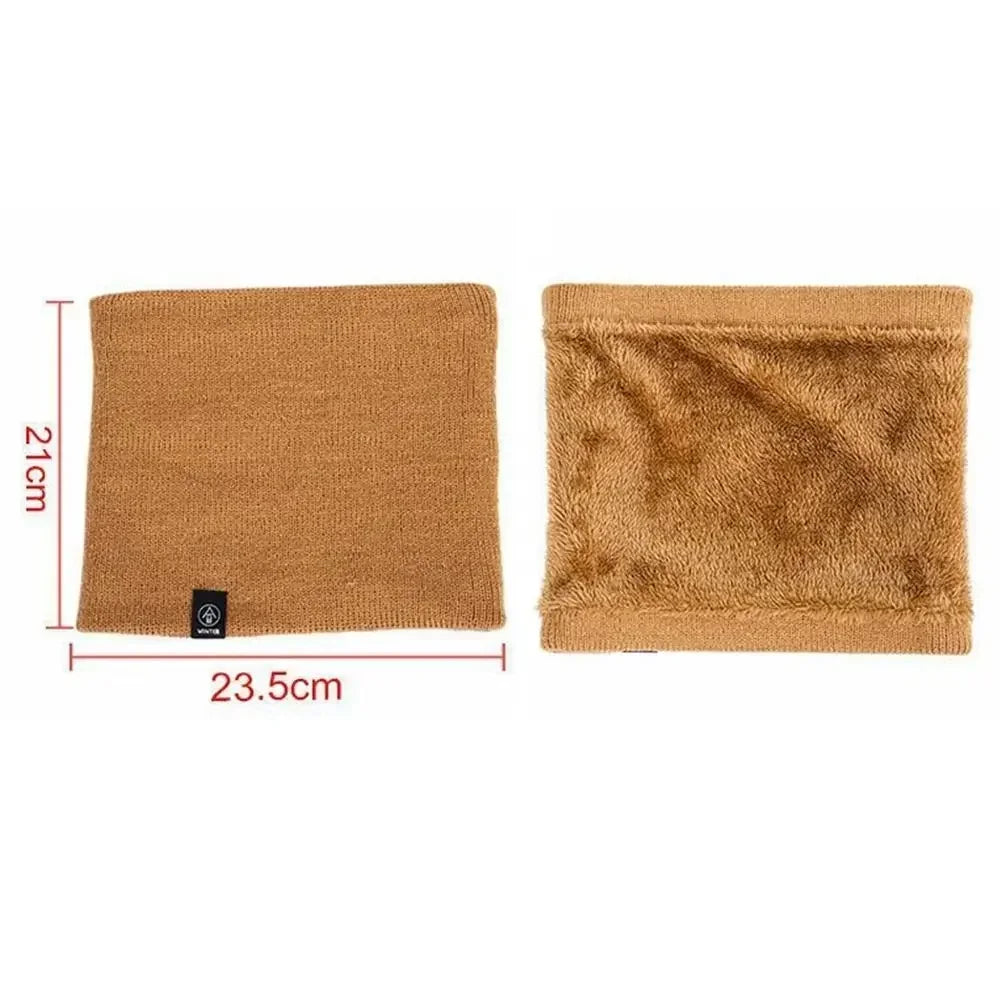 Winter Neck Warmer Scarf for Women Men, Soft Knitted Face Cover for Hiking, Running, Skating & Cold Weather Sports