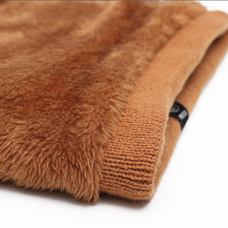 Winter Neck Warmer Scarf for Women Men, Soft Knitted Face Cover for Hiking, Running, Skating & Cold Weather Sports