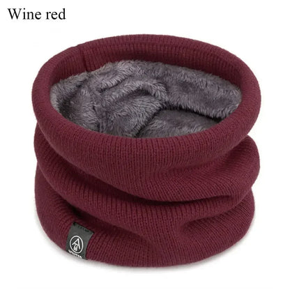 Winter Neck Warmer Scarf for Women Men, Soft Knitted Face Cover for Hiking, Running, Skating & Cold Weather Sports