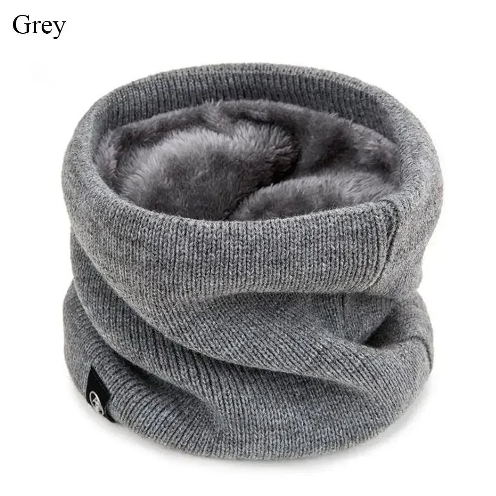 Winter Neck Warmer Scarf for Women Men, Soft Knitted Face Cover for Hiking, Running, Skating & Cold Weather Sports