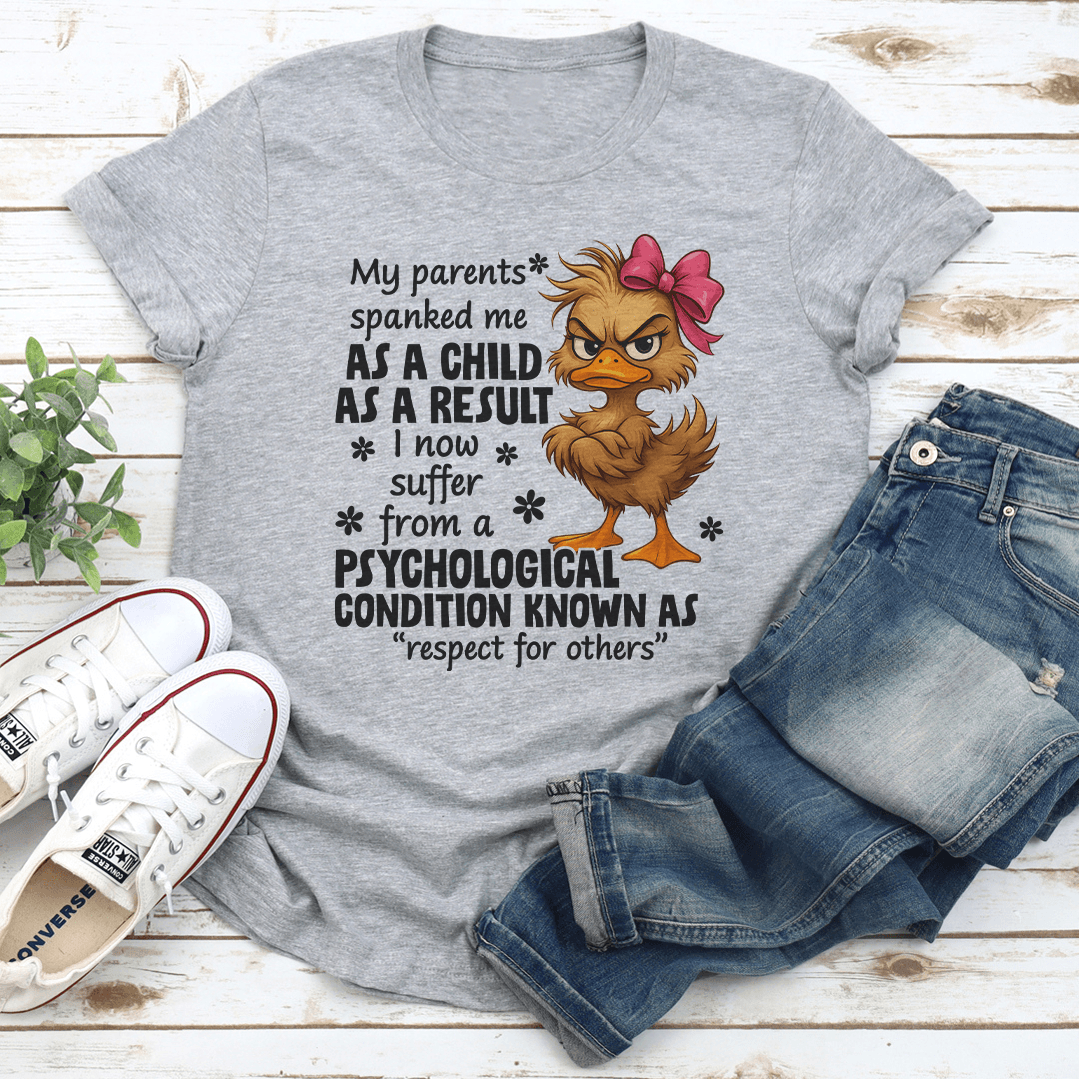 My Parents Spanked Me As A Child Tee 3