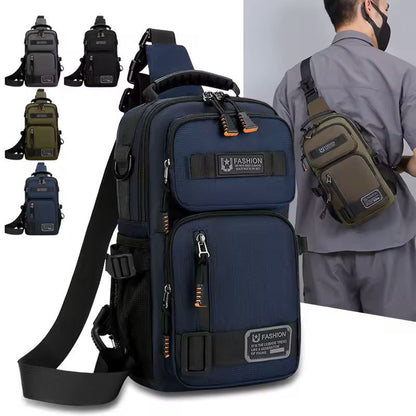 Mens Oxford Chest Crossbody Waist Bag