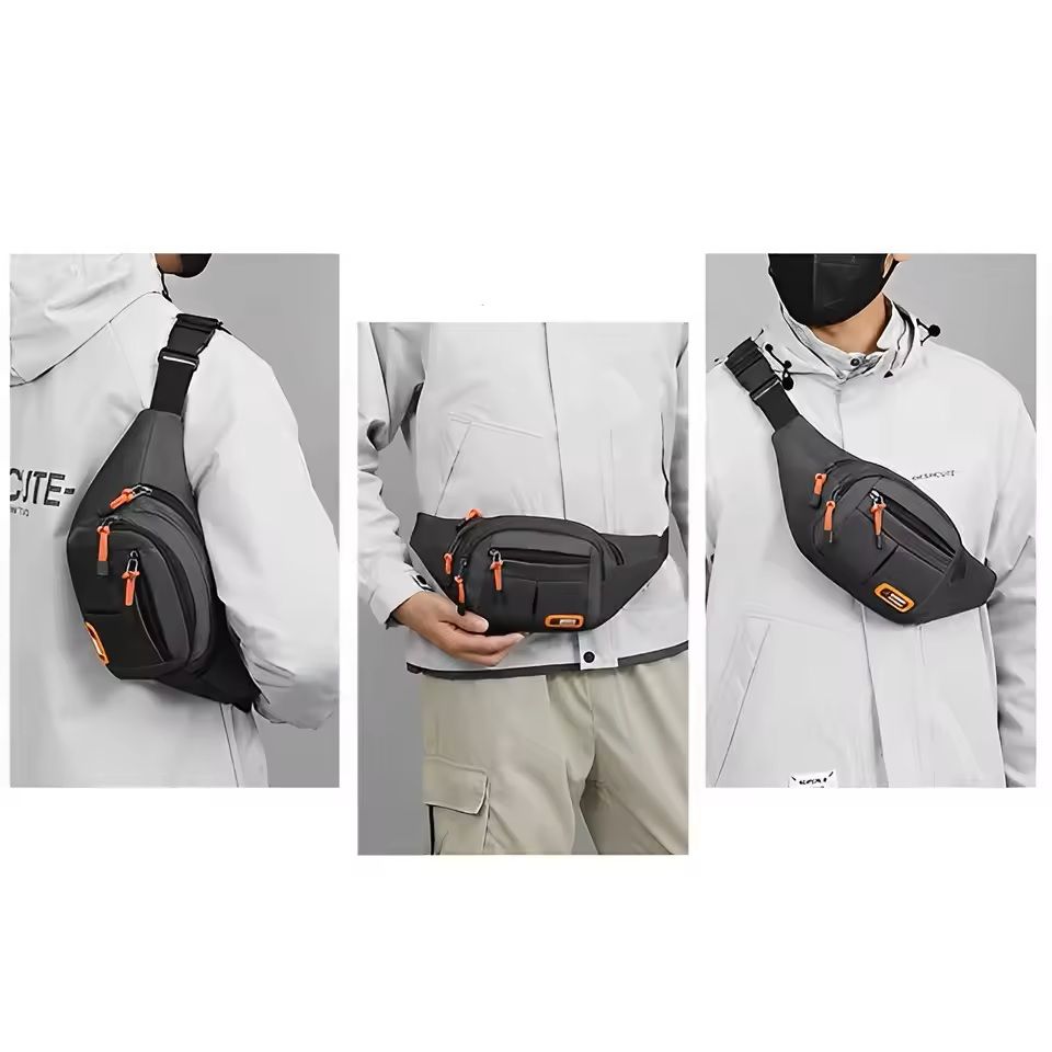 Waterproof Oxford Mobile Waist Bag With Large Capacity 1