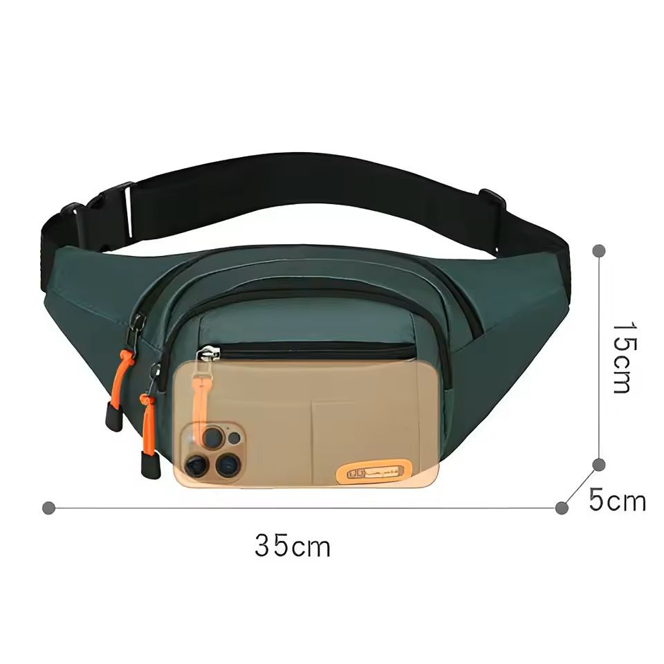 Waterproof Oxford Mobile Waist Bag With Large Capacity 2