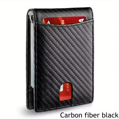 Slim Synthetic Leather Smart Wallet With RFID Blocking 9
