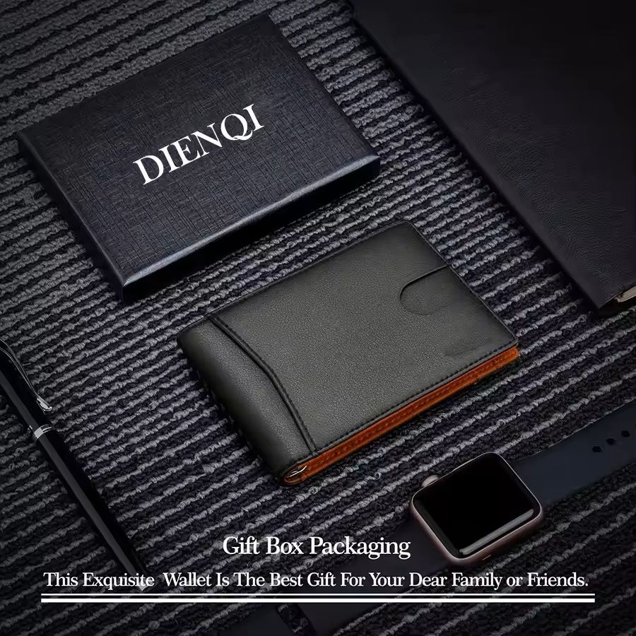 Slim Synthetic Leather Smart Wallet With RFID Blocking 3