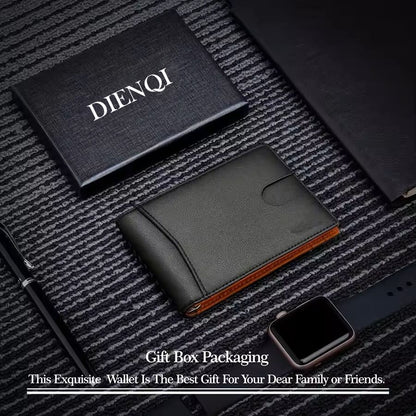 Slim Synthetic Leather Smart Wallet With RFID Blocking 3