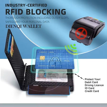 Slim Synthetic Leather Smart Wallet With RFID Blocking 4