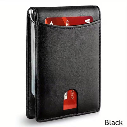 Slim Synthetic Leather Smart Wallet With RFID Blocking 6