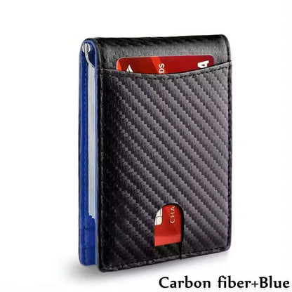 Slim Synthetic Leather Smart Wallet With RFID Blocking 7