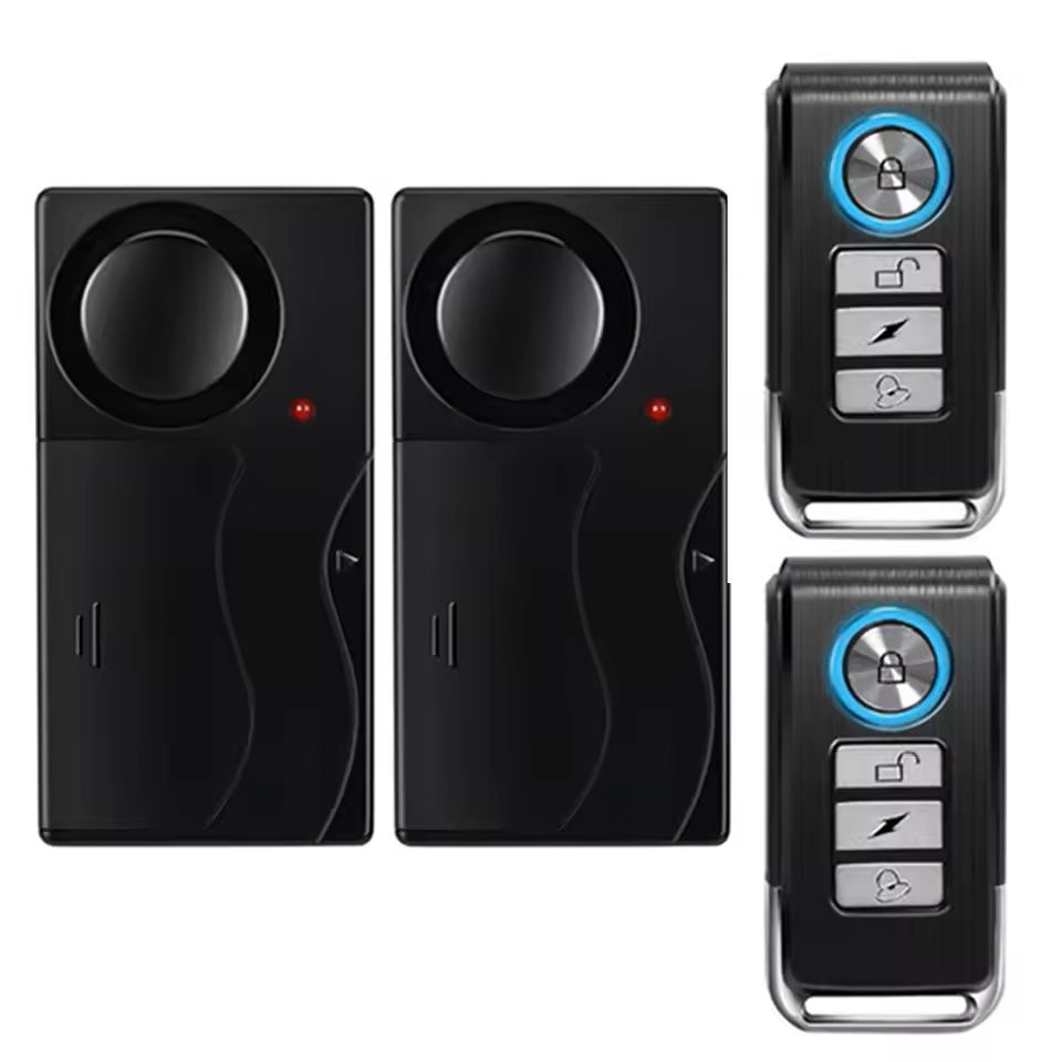 Wireless Vibration Alarm With Remote Control For Bike And Vehicle Security 8