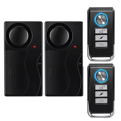 Wireless Vibration Alarm With Remote Control For Bike And Vehicle Security 8