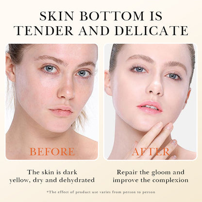 Facial Microneedling Serum Yeast Freeze-Dried Powder Skin Care Set Anti-Aging Peptides Essence to Shrink Pores, Brighten