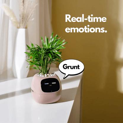 Ivy Smart Plant Pot With AI Sensors And 49 Facial Expressions For Easy Indoor Gardening 6