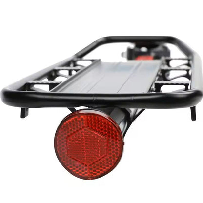 Quick Release Mountain Bike Rear Carrier With Reflective Plate 2