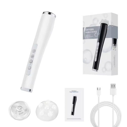 Portable Oxygen Bubble Facial Machine With CO2 Gel Skin Care Technology 8