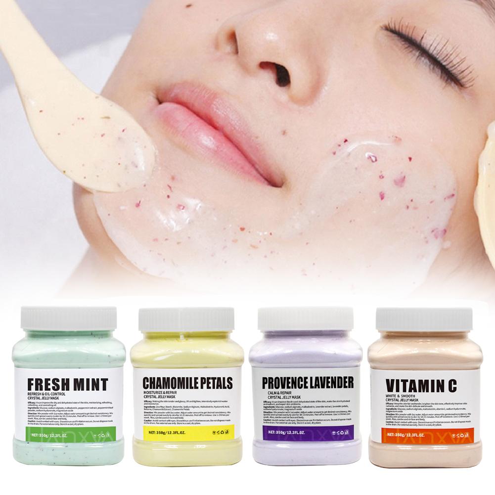 Hydrated Nourished Jelly Mask for Facial Professional Rose Smooth Skin Care Powder Peel Off Gel Mask
