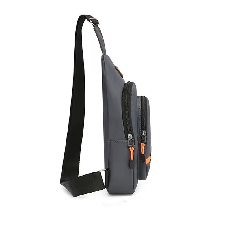 Mens Nylon Chest Bag Trendy Crossbody Shoulder Bag 3